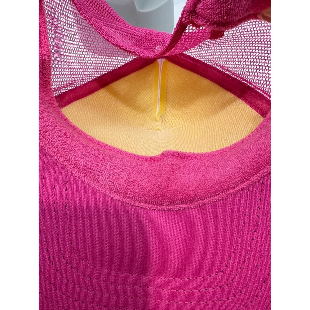 Gender Happy Pink White Mesh Trucker‎ Hat Snapback OTTO Base Cap